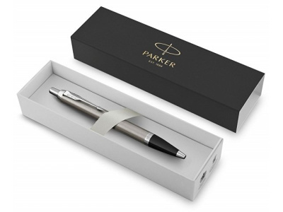 Шариковая ручка Parker IM Stainless Steel CT, стержень: M, цвет чернил: blue