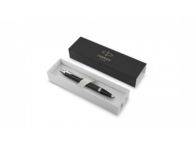 Шариковая ручка Parker IM Mat Black CT лак матовый, стержень: M, цвет чернил: blue