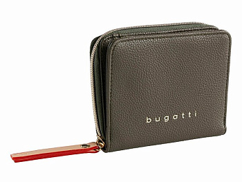 Кошелёк женский BUGATTI ЭЛЛА | ELLA, оливковый, полиуретан