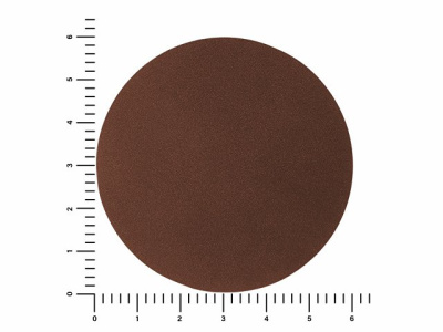 ПАТЧ КРУГ nubuk (коричневый ) 6,0 х 6