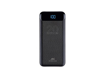RIVACASE VA2582 (20 000mAh), QC/PD 22.5W внешний аккумулятор с дисплеем
