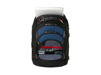 Рюкзак Ibex WENGER 17", черный/синий, полиэстер/ПВХ, 37 x 26 x 47 см