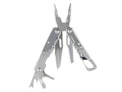 Мультитул Stinger, 105x40 мм, 12 функций, сталь, серебристый