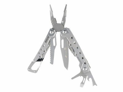 Мультитул Stinger, 105x40 мм, 12 функций, сталь, серебристый