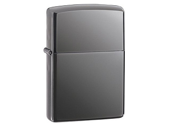Зажигалка ZIPPO Classic с покрытием Black Ice, латунь/сталь, чёрная, глянцевая