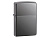 Зажигалка ZIPPO Classic с покрытием Black Ice, латунь/сталь, чёрная, глянцевая