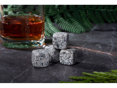 Камни для виски «Gentleman» в бархатном мешочке, 4 шт