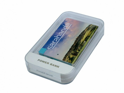 Универсальное зарядное устройство Credit _card1_power_bank  под нанесение логотипа  в виде кредитной карты, толщина всего 7