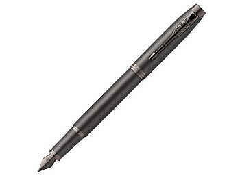Перьевая ручка Parker IM Monochrome Black, перо:F, цвет чернил: blue