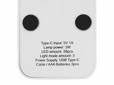 Складывающаяся настольная LED лампа "Stack N", 3 Вт