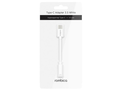 Rombica Type-C Adapter 3.5 White