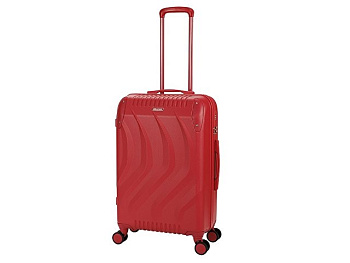 Чемодан TORBER В Отпуск, красный, ABS-пластик, 45 х 27 х 68 см, 63 л, 3