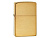 Зажигалка ZIPPO с покрытием Brushed Brass, латунь/сталь, золотистая, матовая