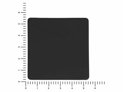 ПАТЧ КВАДРАТ soft-touch (чёрный) 5,5 х 5