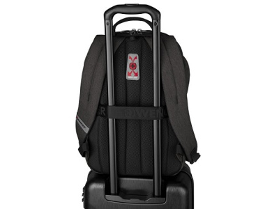 Рюкзак WENGER MX Light 16”, серый, 100% полиэстер, 31х20х44 см