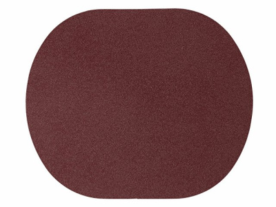ПАТЧ ОВАЛ nubuk (коричневый ) 6,0 х 5