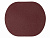 ПАТЧ ОВАЛ nubuk (коричневый ) 6,0 х 5