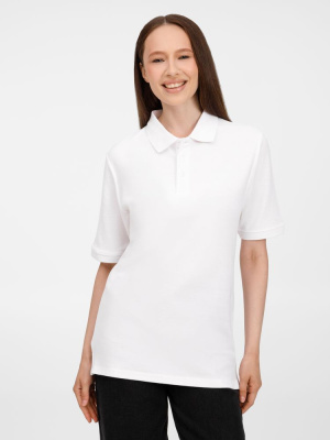 Рубашка поло унисекс Upswing, белая, размер S