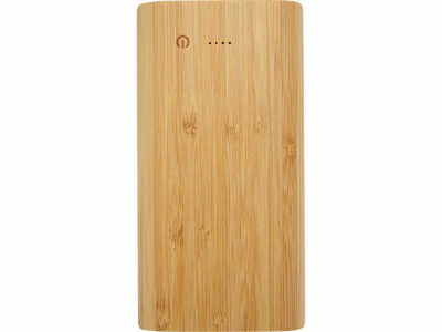 Портативное зарядное устройство Tulda из бамбука, 20 000 мАч