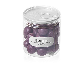 Вишня в черничной глазури