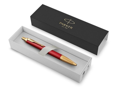 Шариковая ручка Parker IM Premium K318  Red GT, стержень: M, цвет чернил: blue