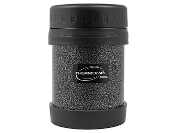 Термос из нерж. стали для еды тм ThermoCafe HAMJNL-350FJ Hammertone Coating, 0.35L