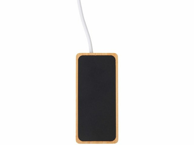 USB хаб с подсветкой лого «Reedia S5», 3*USB, 1*Type C, бамбук