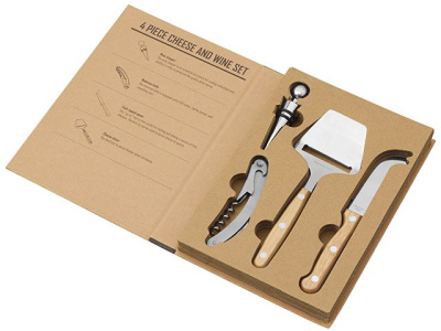 Подарочный набор для вина и сыра Reze из 4 предметов