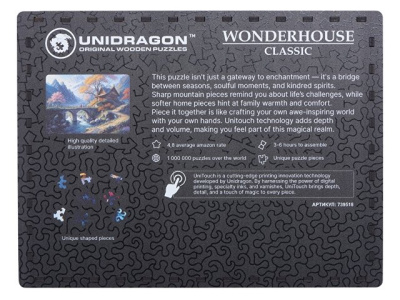 Деревянный пазл "Wonderhouse"