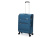 Чемодан TORBER ВИВИ, синий, полиэстер, 44 х 25 х 67 см