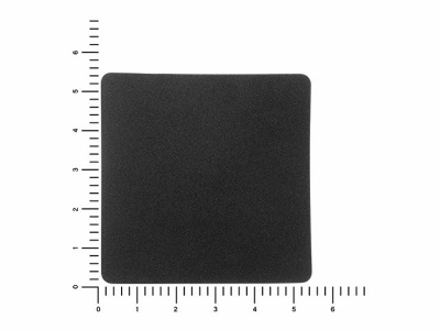 ПАТЧ КВАДРАТ nubuk (чёрный) 5,5 х 5