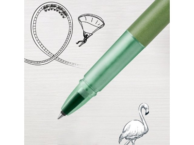 Ручка-роллер Parker Vector XL Green CT, цвет чернил black, стержень: F
