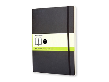 Записная книжка Moleskine Classic Soft (нелинованный), Хlarge (19х25 см)