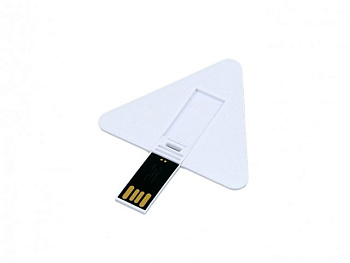 USB-флешка на 16 Гб в виде пластиковой карточки треугольной формы