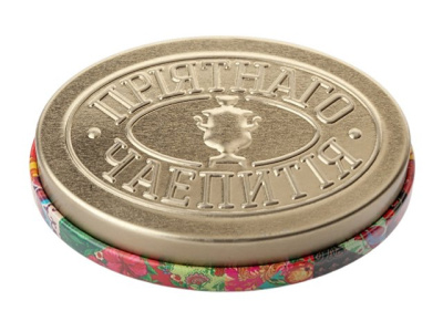 Ж/б "По-сибирски" + монпансье малиновые. Чёрный чай с травами.