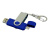 Флешка с поворотным механизмом, c дополнительным разъемом Micro USB, 16 Гб Флешка с поворотным механизмом, c дополнительным разъемом Micro USB, 16 Гб