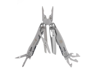 Мультитул Stinger, 106 мм, 15 функций, сталь, серебристый