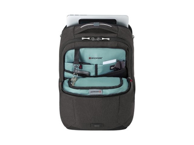 Рюкзак WENGER MX Professional 16”, серый, 100% полиэстер, 33х21х45 см