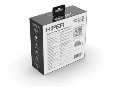 Беспроводные наушники HIPER TWS Smart IoT M1 (HTW-M10) Bluetooth 5.1 гарнитура