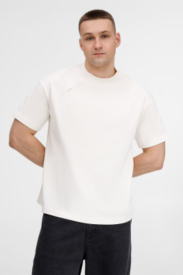 Футболка оверсайз унисекс Sinkopa, молочно-белая, размер XL/XXL