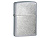 Зажигалка ZIPPO с покрытием Herringbone Sweep, латунь/сталь, серебристая, матовая