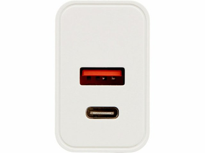 Сетевое зарядное устройство c выходами USB-A и USB-C «Recharger Pro», быстрая зарядка QC/PD, 30 Вт