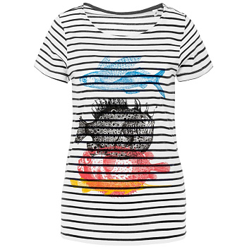 Футболка женская «Морские обитатели»