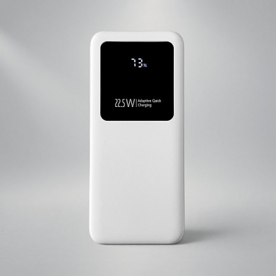 Внешний аккумулятор Kris soft touch, 10000mAh (Белый)
