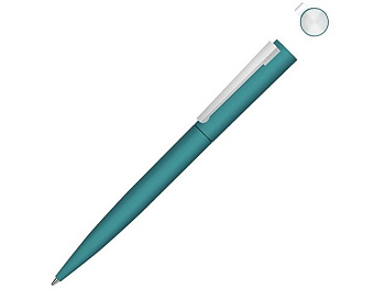 Металлическая шариковая ручка soft touch "Brush gum"