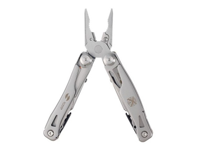 Мультитул Stinger, 106 мм, 15 функций, сталь/АБС-пластик, оранжевый