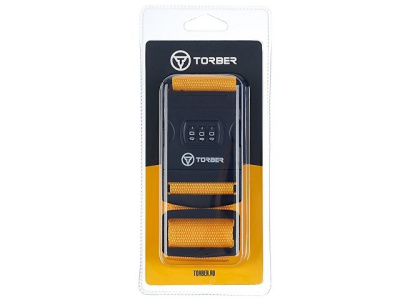 Ремень для чемодана Torber, желтый
