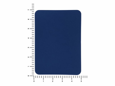 ПАТЧ ПРЯМОУГОЛНЫЙ soft-touch (синий) 5,0 х 7