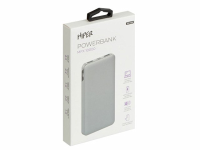 Портативный внешний аккумулятор MFX 10000 Silver (Р)