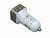 Автомобильная зарядка CC-03, 2 USB порта, квадратное основание для логотипа